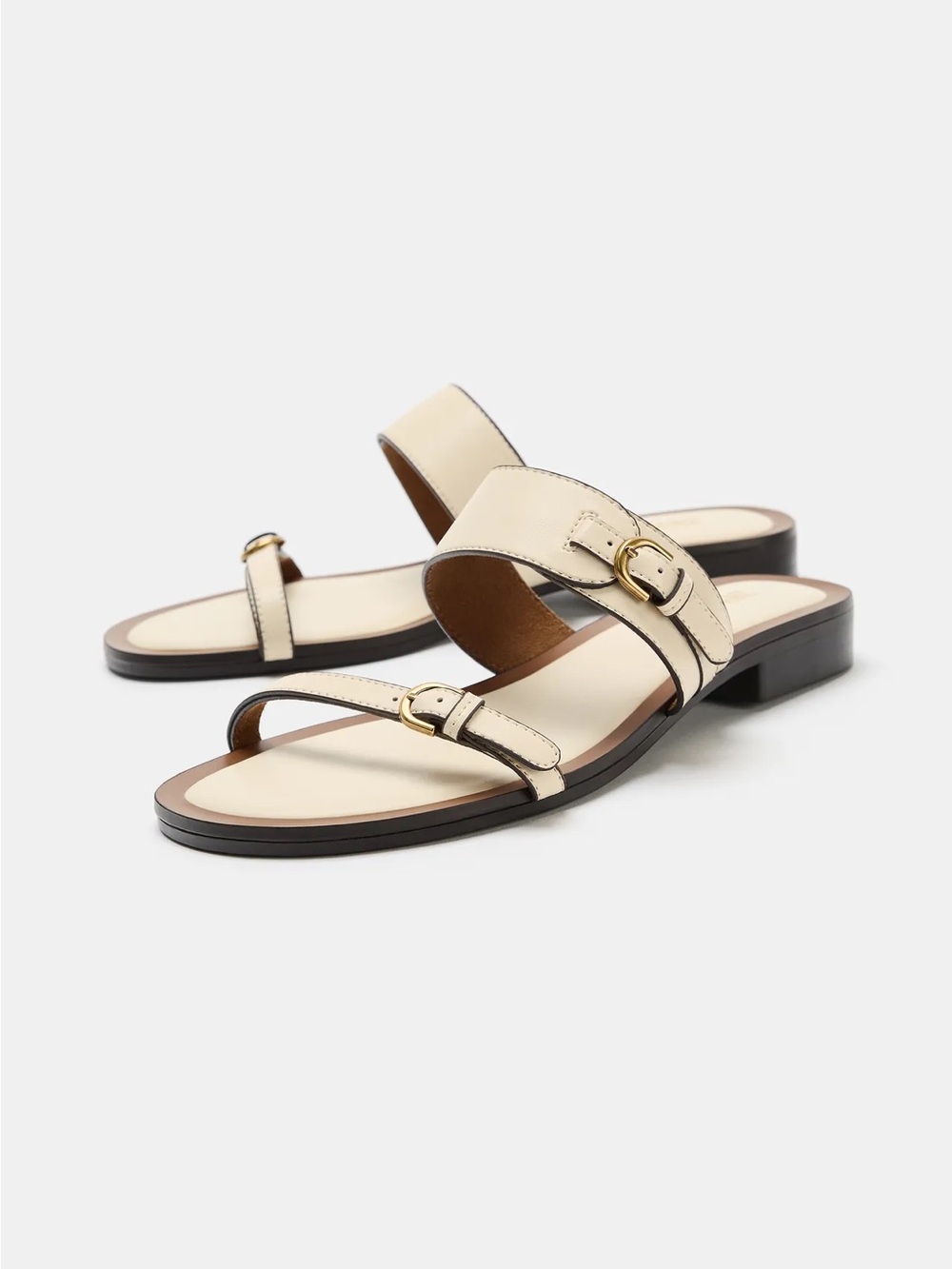 Zara BUCKLED SANDALS